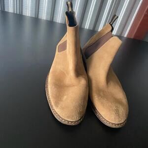 Gilroy 275 Taupe Suede Chelsea Boots - Size 10